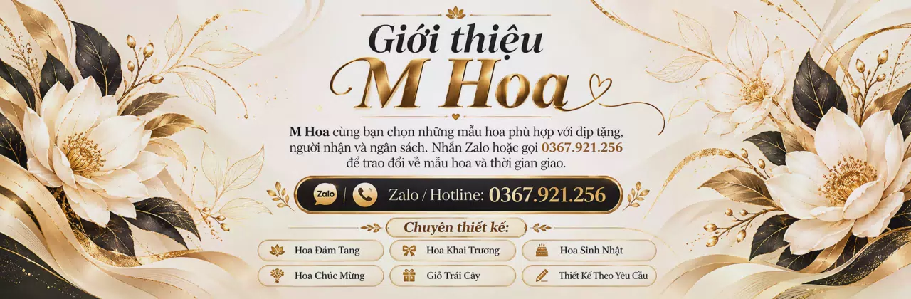 Ảnh bìa Shop hoa tươi Xã Tân Sơn Phú Thọ - Trao hoa đẹp, gửi điều thân thương